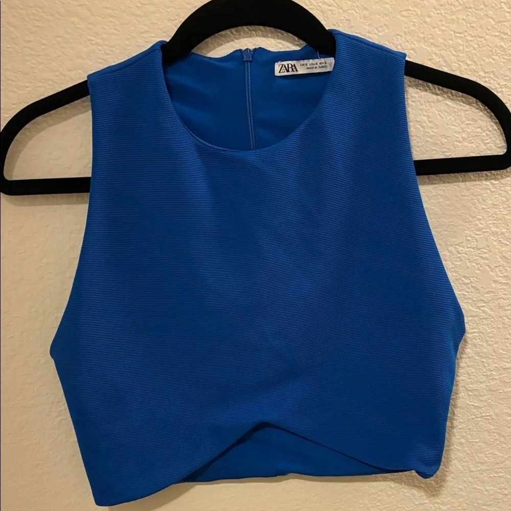Zara Royal Blue Tank Top - Picture 2 of 4